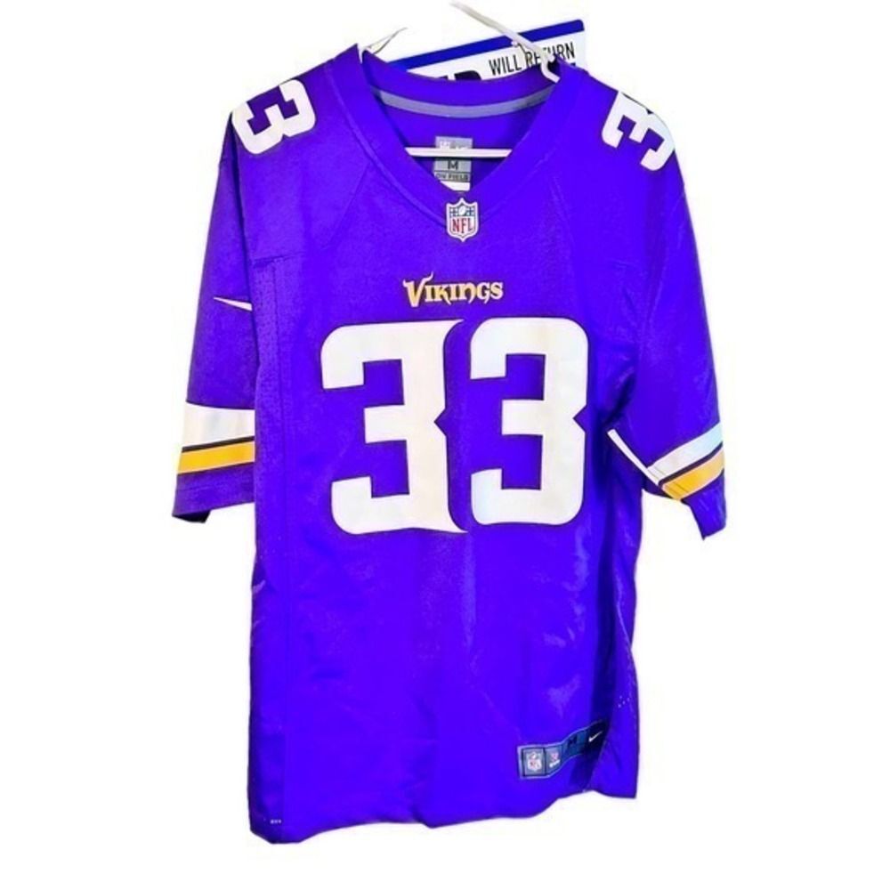 Minnesota ￼ vikings dalvin cook Jersey size M color purple‎